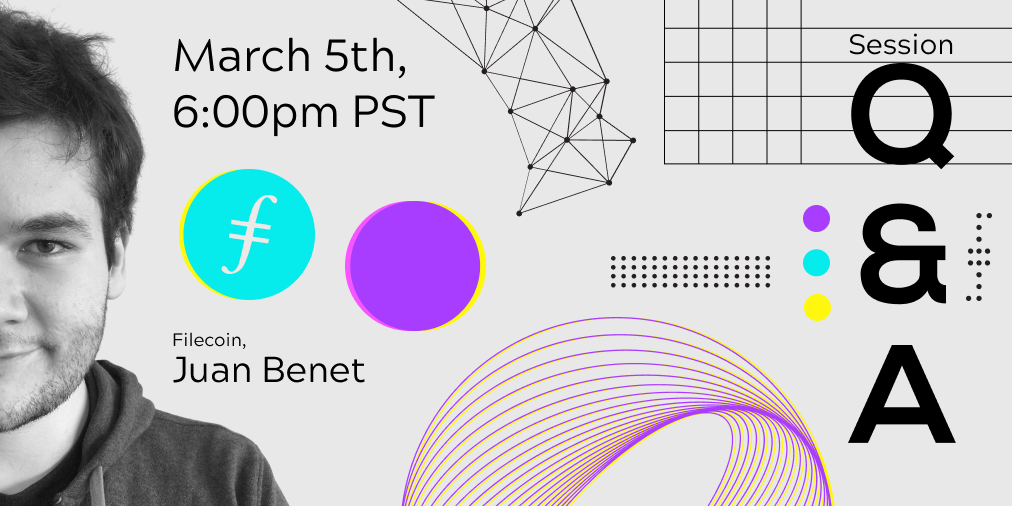 Participate in a March Q & A With Juan Benet